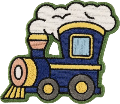 Stoney Clover Lane Train Patch In Blue