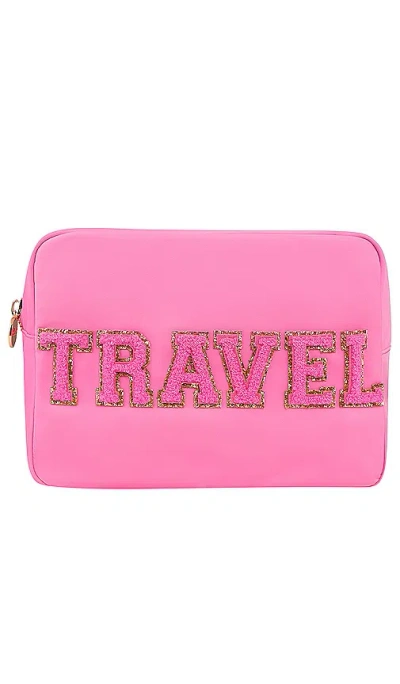 Stoney Clover Lane Travel Large Pouch In 버블검