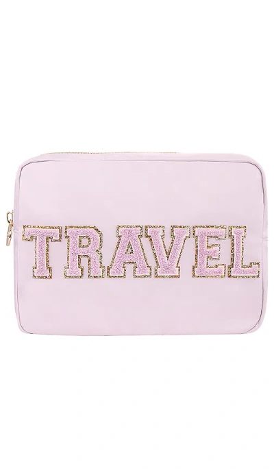 Stoney Clover Lane Large Travel Pouch In Lilac