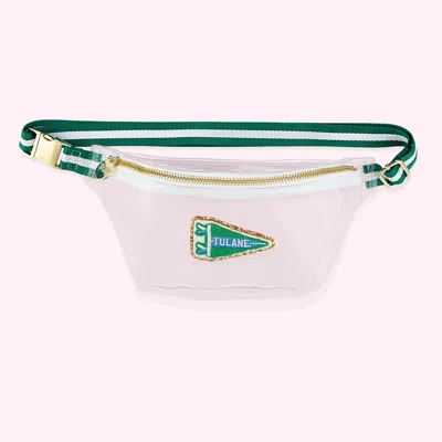 Stoney Clover Lane Tulane University Clear Fanny Pack In Green