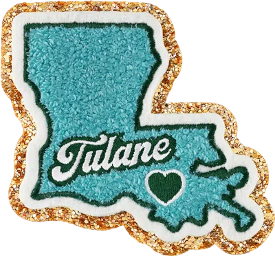 Stoney Clover Lane Tulane University Patch In Blue