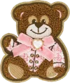 Stoney Clover Lane Tweed Bear Patch
