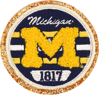 Stoney Clover Lane University Of Michigan Patch In Yellow