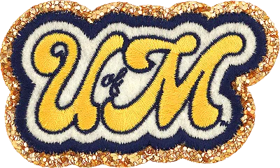 Stoney Clover Lane University Of Michigan Patch In Yellow