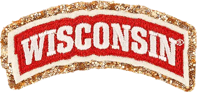 Stoney Clover Lane University Of Wisconsin Patch In Black