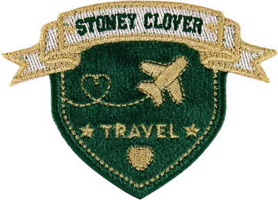 Stoney Clover Lane Varsity Travel Patch In Green