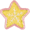 STONEY CLOVER LANE WINTER WONDERLAND SNOWFLAKE STAR PATCH