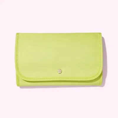 Stoney Clover Lane Women's Classic Jewelry Roll Pouch Bag In Neon Green