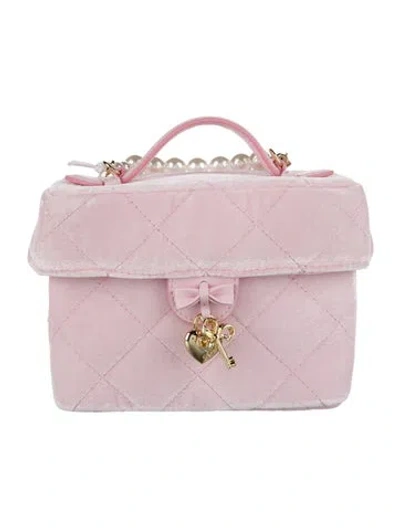 Pre-owned Stoney Clover Lane Women's Cosmetic Bag In Pink