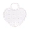 Stoney Clover Lane Women's High Tea Ruffle Mini Heart Tote Bag In Sugar Cube