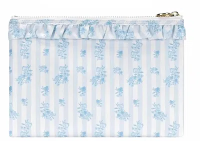 Stoney Clover Lane Women's High Tea Ruffle Pouch - Large In Fine China