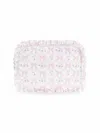 Stoney Clover Lane Women's High Tea Ruffle Pouch - Large In Sugar Cube
