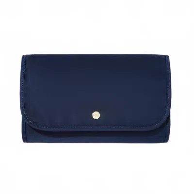 Stoney Clover Lane Women's Jewelry Roll Organizer In Navy In Blue