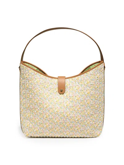 Stoney Clover Lane Women's Printed Slouchy Hobo Bag In Pink