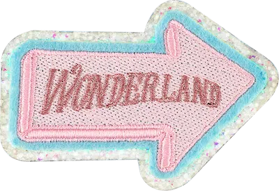 Stoney Clover Lane Wonderland This Way Patch In Pink