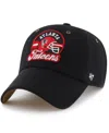 STONEY CLOVER LANE X '47 BRAND MEN'S AND WOMEN'S BLACK ATLANTA FALCONS FIELD GOAL CLEAN UP ADJUSTABLE HAT