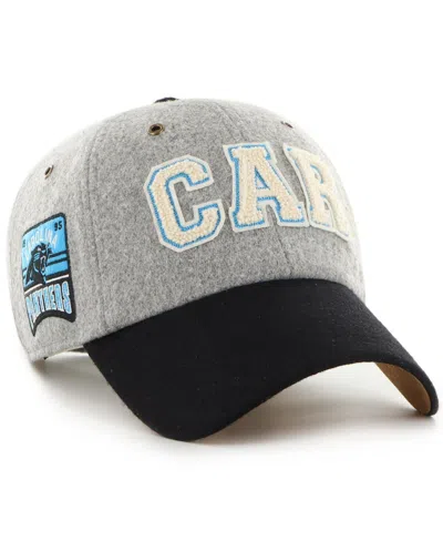 Stoney Clover Lane X '47 Brand Men's And Women's Gray/black Carolina Panthers Block Clean Up Adjustable Hat