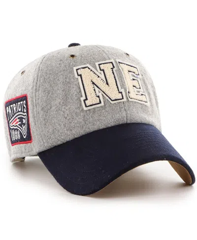 Stoney Clover Lane X ''47 Brand Men's And Women's Gray/navy New England Patriots Block Clean Up Adjustable Hat In Multi
