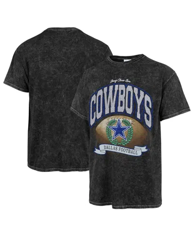 Stoney Clover Lane X '47 Brand Women's Black Dallas Cowboys Glitter Rocker Retro Tubular T-shirt