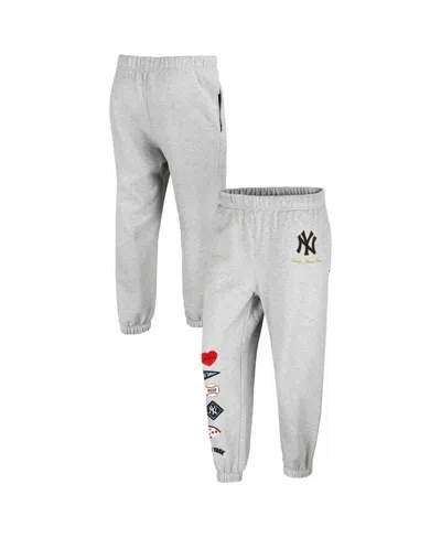 Stoney Clover Lane X '47 Brand Women's Heather Gray New York Yankees Venice Jogger Pants