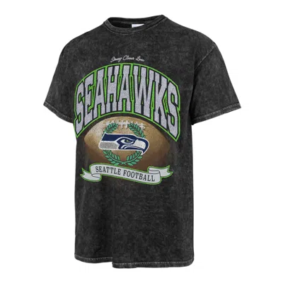 Stoney Clover Lane X '47 Seattle Seahawks Glitter Rocker Vintage Tee In White
