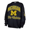 Stoney Clover Lane X '47 University Of Michigan Glitter Arch Oversized Crew