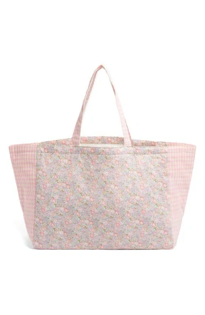 Stoney Clover Lane X Liberty Everything Cotton Tote In Pink
