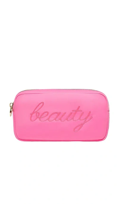 Stoney Clover Lane X Revolve Beauty Small Pouch In Fuchsia