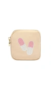Stoney Clover Lane X Revolve Pill Capsule Mini Pouch In Cream