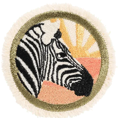 Stoney Clover Lane Zebra Patch