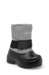 Stonz Kids' Trek Snow Boot In Heather Grey