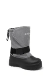 Stonz Kids' Trek Snow Boot In Heather Grey