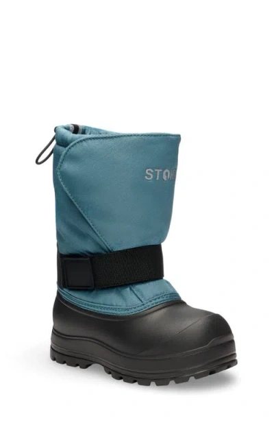 Stonz Kids' Trek Ultra Lightweight Insulated Snow Boot In Black