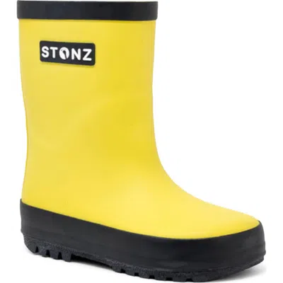 Stonz Babies'  Kids' Waterproof Rain Boot In Yellow