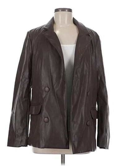 Pre-owned Stoosh Blazer Jacket In Brown