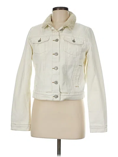 Pre-owned Stoosh Denim Jacket In Ivory