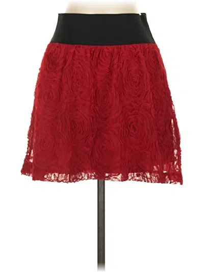 Pre-owned Stoosh Formal Skirt In Red