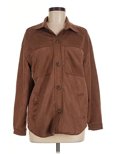 Pre-owned Stoosh Jacket In Brown