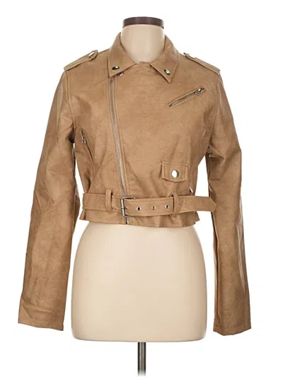 Pre-owned Stoosh Jacket In Tan