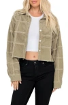 Stoosh Washed Corduroy Jacket In Brown