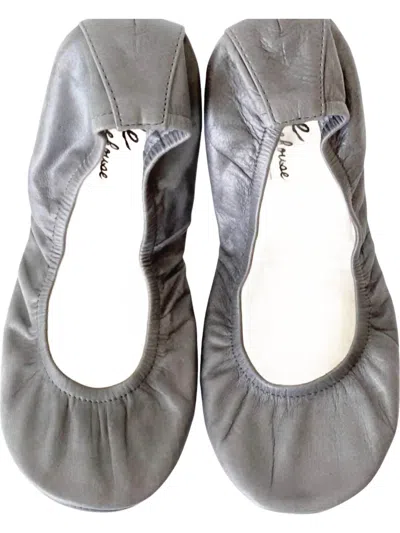 Storehouse Flats Women's The Storehouse Flat Shoe In Slate Gray Oil Tanned