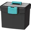 Storex File Storage Box With Xl Storage Lid - External Dimensions: 10.9" Length X 13.3" Width X 11" Height