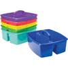 Storex Large Storage Caddy - External Dimensions: 13.2" Length X 11.2" Width X 10.8" Height - Stackable - P