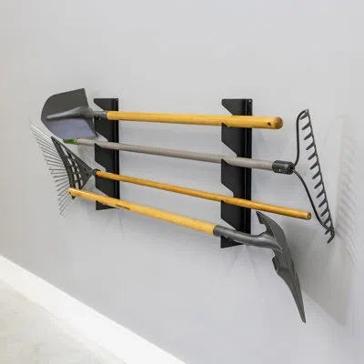Storeyour Bedford Shed Tool Organizer | 4 Levels | Holds 100 Lbs In Black