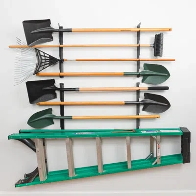 Storeyour Bedford Shed Tool Organizer | 4 Levels | Holds 100 Lbs In Black
