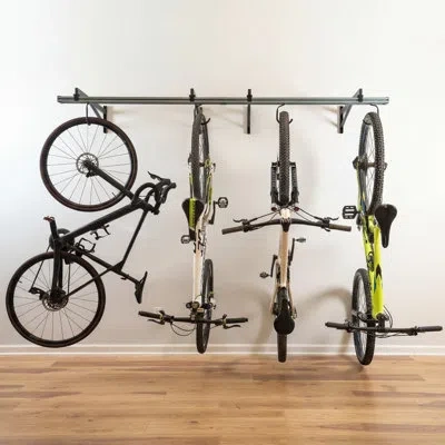 Storeyour Cycleslide | Wall Mounted | 1 - 4 Bikes In Black