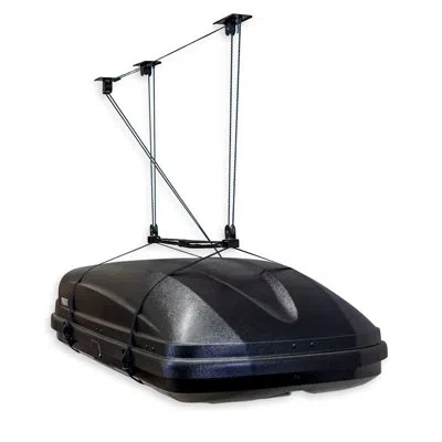 Storeyour Easylift Cargo Box Hoist | Holds Up To 150 Lbs In Matte Black