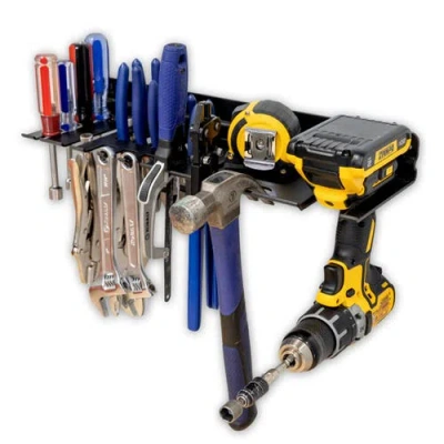 Storeyour E-tool Hand Tool Organizer | Holds 35 Lbs In Black