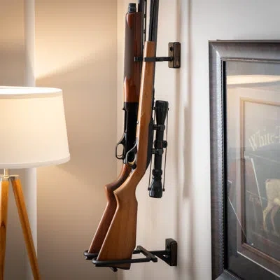Storeyour Forge Firearm Wall Mount Display | 2 Slots In Multi