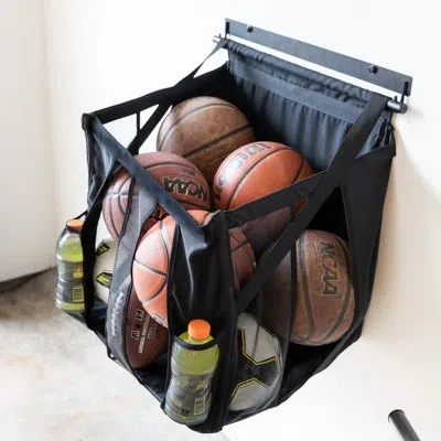 Storeyour Hall Of Fame Ball Storage Rack In Black